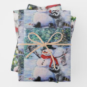 Fretten Wrapping Papier Flat Sheet Set van 3 Inpakpapier Vel (In situ)