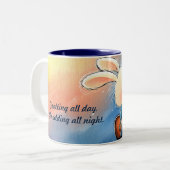 Fretting All Day Two Tone Mug (Devant gauche)