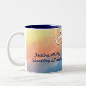 Fretting All Day Two Tone Mug (Gauche)