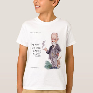 Freud & Citaat Over Katten Jongens T-shirt
