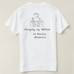 Freud die mijn verdedigingsmechanismen analyseert  t-shirt