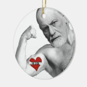 Freud houdt van zijn moeder keramisch ornament (Links)