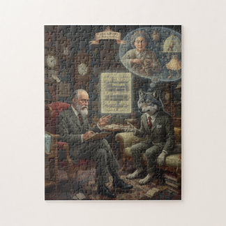 Freud Man-Wolf Puzzle Legpuzzel