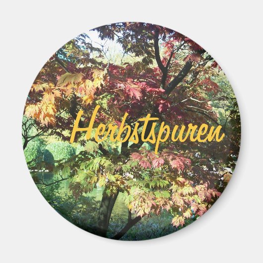 Freude auf den Herbst Magneet (Voorkant)