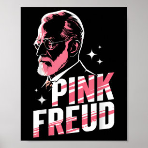 Freudiaanse roze draai Freudiaanse woordspeling Ps Poster