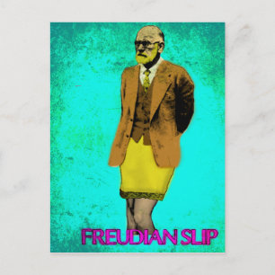 Freudian Slip Grunge Pop Art Meme Briefkaart