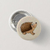 freundlicher Igel Ronde Button 3,2 Cm (Voorkant /achterkant)