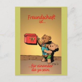 Freundschaft ist... briefkaart