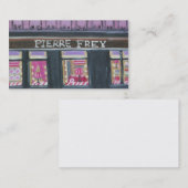 FREY DE PIERRE : CARTE DE VISITE DE PARIS (Devant / Derrière)
