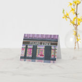 FREY DE PIERRE : CARTE POUR NOTES DE PARIS (Fleur jaune)