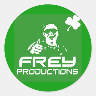 Frey Productions Groene Sticker