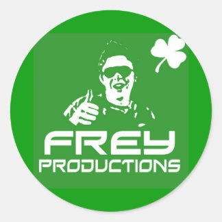 Frey Productions Groene Sticker