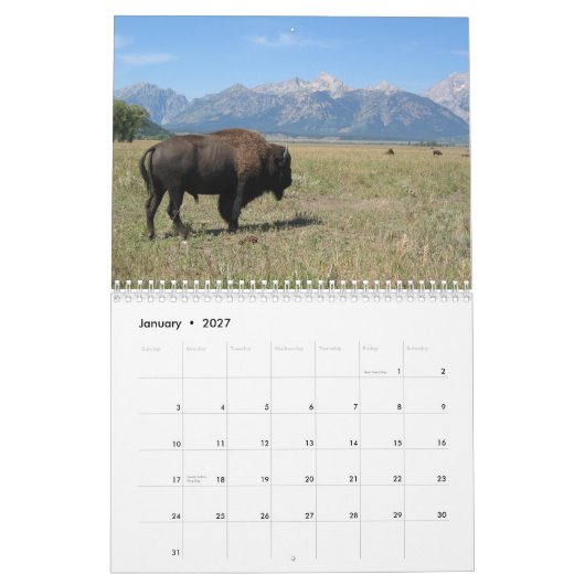 Frey Vacation Kalender (Jan 2027)