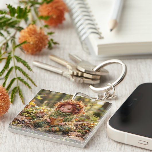 Freya Herfst Elf Sleutelhanger (Voorkant Rechts)
