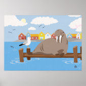 Freya le Walrus - Poster (Devant)