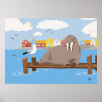 Freya le Walrus - Poster