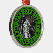 Freya Shield Metalen Ornament (Rechts)