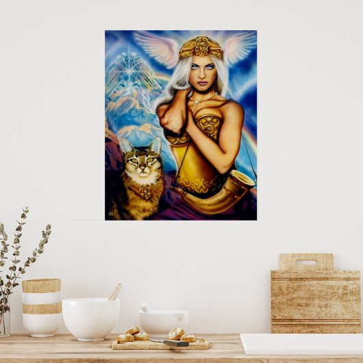 Freya van Lisa Iris Poster (Keuken)
