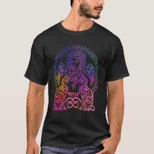 Freya Viking Goddess Freyja Norse Mythology Rainbo T-shirt