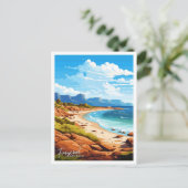 Freycinet Australië Reizen  illustratie Briefkaart (Staand voorkant)