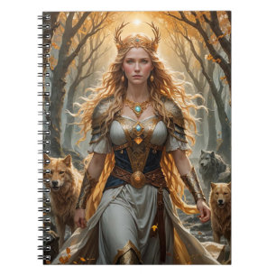 Freyja Spiral Notitieboek door de Noorse Godin g