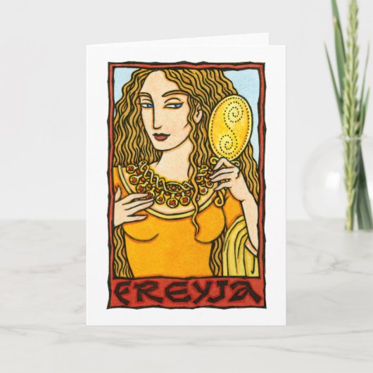 Freyja Wenskaart Kaart (Voorkant)