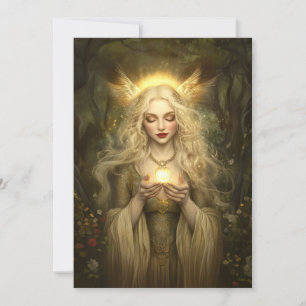 Freyja's Gebedsaltaarkaart voor Relatiebegeleiding Kaart