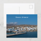 Fri, Carte postale de l'île grecque de Kasos (Devant / Derrière)