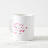 Fricative Party Stop niet met Mok (Voorkant links)