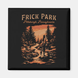 Frick Park Pittsburgh Pennsylvania Vintage Wandele Magneet