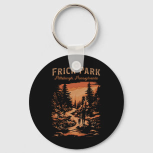 Frick Park Pittsburgh Pennsylvania Vintage Wandele Sleutelhanger