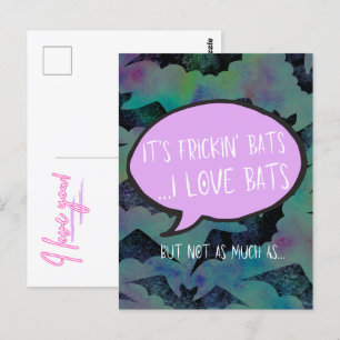 Frickin' Bats Love Kaart - Paar Gift, Jubileum