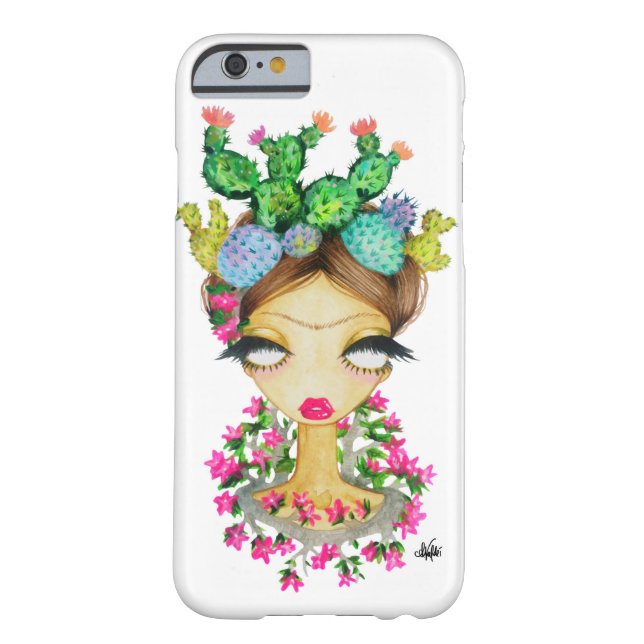 Frida Cacti iPhone 6 Hoesje (Achterkant)