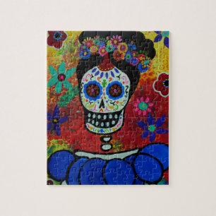 Frida Dia de Los Muertos Puzzle Legpuzzel
