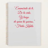 Frida Geïnspireerde Planner (Voorkant)