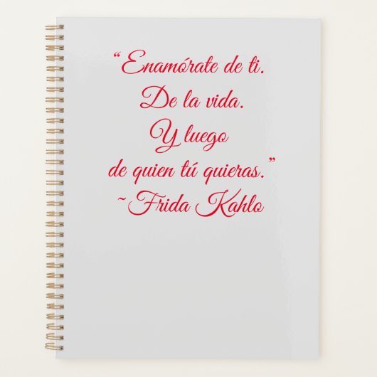 Frida Geïnspireerde Planner (Voorkant)