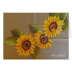 Frida Kahlo a peint des tournesols