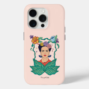 Frida Kahlo Bloemen Lijst Graphic iPhone 15 Pro Case