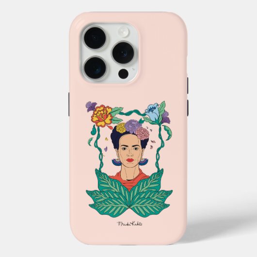 Frida Kahlo Bloemen Lijst Graphic Case-Mate iPhone Case (Achterkant)