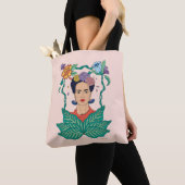 Frida Kahlo Bloemen Lijst Graphic Draagtas (Dichtbij)