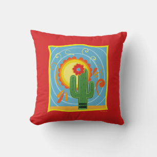 Frida Kahlo Cactus Graphic Kussen