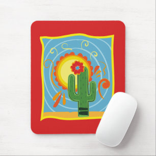 Frida Kahlo Cactus Graphic Muismat
