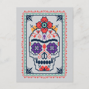 Frida Kahlo Calavera Briefkaart