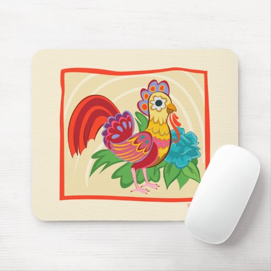Frida Kahlo Chicken Graphic Muismat (Met muis)
