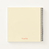 Frida Kahlo Chicken Graphic Notitieboek (Achterkant)