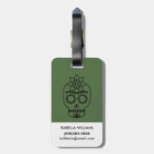 Frida Kahlo | Coyoacá n Bagagelabel (Achterkant verticaal)