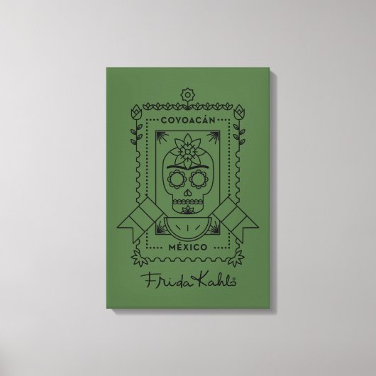 Frida Kahlo | Coyoacá n Canvas Afdruk (Voorkant)