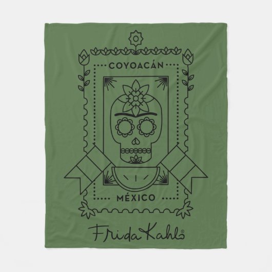 Frida Kahlo | Coyoacá n Fleece Deken (Voorkant)