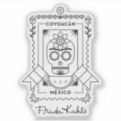 Frida Kahlo | Coyoacá n Sticker (Voorkant)