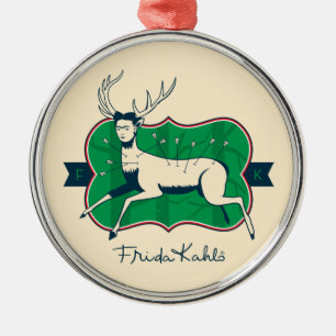 Frida Kahlo   De gewonde deer Metalen Ornament